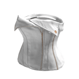 White Leather Tube Top