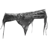 White Leather Vintage Vkei Belt