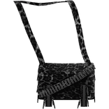 White Leopard Chrome Bullet Front Tote Bag (1.0)