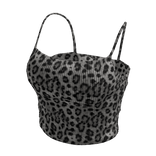 white leopard stylish y2k cute camisole tank top