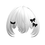 ♡ : white light anime bangs カワイイ