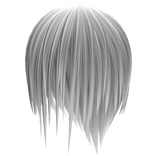 White Long Emo Japanese Hair