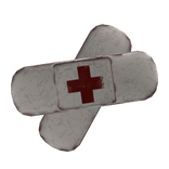 white medical face bandaids