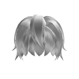 White Messy Boy Hair