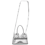 White Metallic Mini Crossbody Bag 3.0