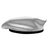 White Military Beret