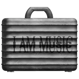 White Music Carti Spray Paint Grunge Suitcase