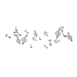 white music notes aura