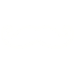 White mustache glowing emissive glow 