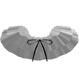 ♰ white n black gothic little ruffled collar 3.0