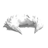 White Neck Fur Collar