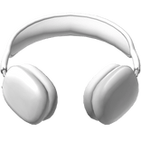 White Neck Headphones