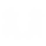White Neon Glowing Antlers