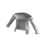 White Off-Shoulder Button-up 