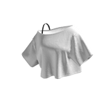 White Off Shoulder Oversized T-Shirt