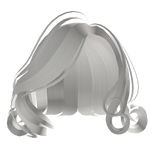 White Old Hollywood Side Parted Bob