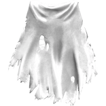 White Old Torn Ripped Traveler Cape 