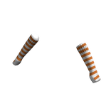 White Orange | Arm Warmers Sleeves Fingerless