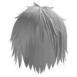 white overgrown messy vkei hairstyle ⭑ 