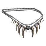 White Paisley Right Tiger Tooth Shoulder Rope