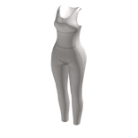 White Pilates Yoga Set Gym Outfit