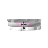 white pink gothic choker