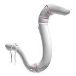 White Pink Ribbon Nurse Cat Tail