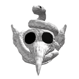 White Plague Mask Serpent