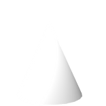 White Pointy Party Hat