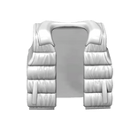 White Puffer Vest 1.0