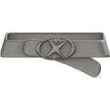 White Punk Belt w/ Metal Star 