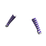 White Purple | Arm Warmers Sleeves Fingerless