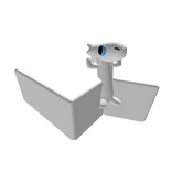 white R6 arms holdable dragon plushie 1.0