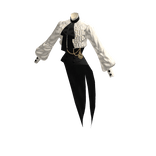 White Rabbit Shirt - Black and Gold