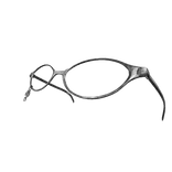 White Raised Cross Glasses