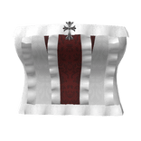 white red  gothic reg dress