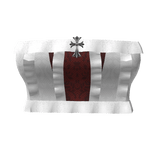 white red  gothic reg top