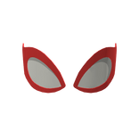 [White] Red Spectacular Animated Spider Lenses