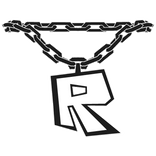 White Retro Roblox Chain
