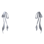 White Ribbon Hair Accessory