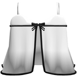 ⛥ white ribbon shirt ⛥