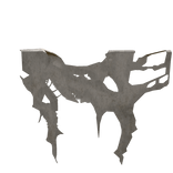 White Ripped 3D Shirt (Male)