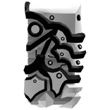 White Robot Metal Arm [Left]