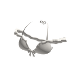 White Ruffled Bikini Top ♥