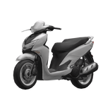 White Scooter Motorcycle