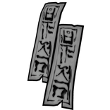 White Sheet Zombie Talisman Eyepatch (R)