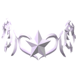 ⭐White Shiny Star Sigil Crown⭐