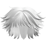 white short fluffy boy hair