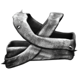 White Shoulder Bandage Wraps With Spikes [Right]