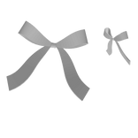 White Side Ribbon Bows